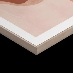 Wanddecoratie|Ygo Slim Frame Wood Earth Flowers