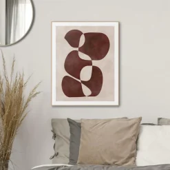 Wanddecoratie|Ygo Slim Frame Wood Imagination Earth