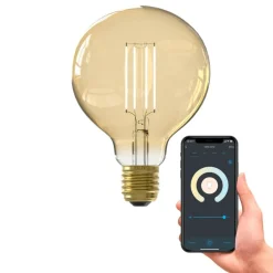 Lichtbronnen|Ygo SMART Lamp GLOBE Goud 7W