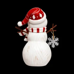 Kerst|Ygo Sneeuwman BIXBY Poly Wit/Rood