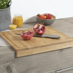 Keukenaccessoires|Kookaccessoires|Ygo Snijplank M/Opkant RH Bamboo XL