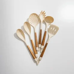 Kookaccessoires|Bakaccessoires|Ygo Soeplepel DOROTA Beige/Hout