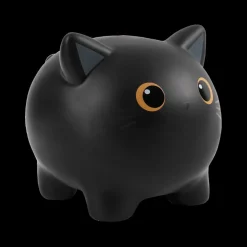 Decoratieve Accessoires|Woondecoratie|Ygo Spaarpot BLACK CAT Zwart