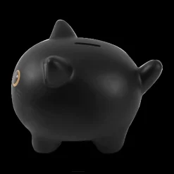 Decoratieve Accessoires|Woondecoratie|Ygo Spaarpot BLACK CAT Zwart