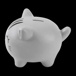 Decoratieve Accessoires|Woondecoratie|Ygo Spaarpot GREY CAT Grijs