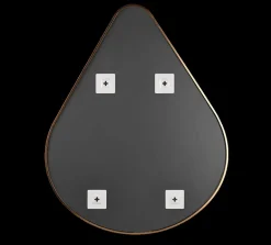 Spiegels|Spiegels|Ygo Spiegel BRITS Druppel Metaal Goud