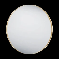 Spiegels|Spiegels|Ygo Spiegel BRITS Rond Ø80 Metaal Goud