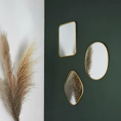 Spiegels|Spiegels|Ygo Spiegel CONTREZI Assimetri Met. Goud