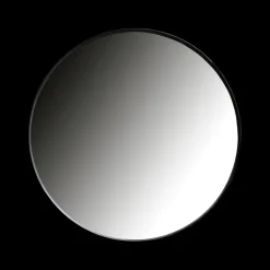Spiegels|Spiegels|Ygo Spiegel KROES Metaal Zwart Ø115cm