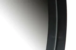 Spiegels|Spiegels|Ygo Spiegel KROES Metaal Zwart Ø115cm