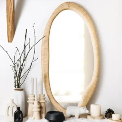 Spiegels|Spiegels|Ygo Spiegel LOIZO Organisch Touw Naturel