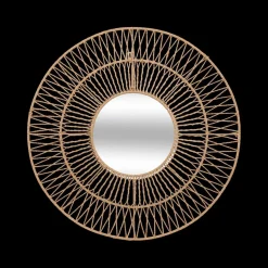 Spiegels|Spiegels|Ygo Spiegel MIZLI Ø75 Touw Naturel