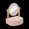 Decoratieve Accessoires|Accessoires|Ygo Spiegel PRINSES M/Opbergvak Roze