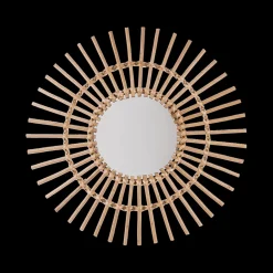Spiegels|Spiegels|Ygo Spiegel SUN Rotan Ø58 cm