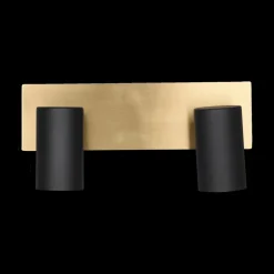 Spots|Ygo Spot MARLEY 2-Delig Metaal Zwart/Goud