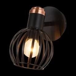 Spots|Ygo Spot RAGA 1Del. Zwart/Koper