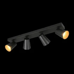 Spots|Ygo Spot SHARP 4Del. Met. Zwart/Goud