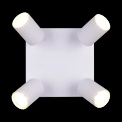 Spots|Ygo Spot SOKA 4Del. Metaal Wit