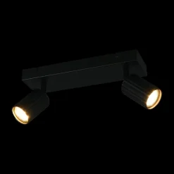 Spots|Ygo Spot SOKA 2Del. Metaal Zwart