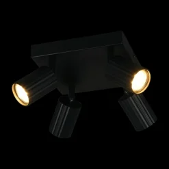 Spots|Ygo Spot SOKA 4Del. Metaal Zwart