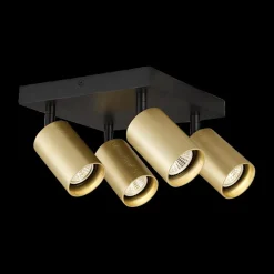 Spots|Ygo Spot TABOO 4Del. Vierkant Zwart/Goud