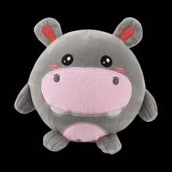 Slaapkamer|Accessoires|Ygo Squichy Kussen HIPPO Grijs/Roze