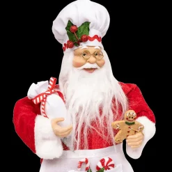 Kerst|Ygo Staande Kerstman FRITZ Bakker Poly Rood