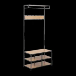 Kapstokken|Opbergen|Ygo Staankapstok Bokskap Wild Oak B77