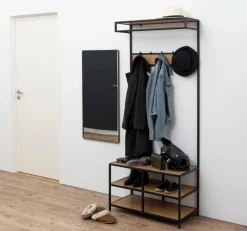 Kapstokken|Opbergen|Ygo Staankapstok Bokskap Wild Oak B77