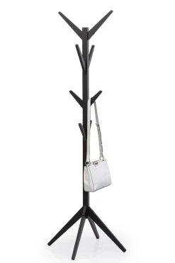 Kapstokken|Opbergen|Ygo Staankapstok SEM Zwart MDF