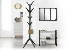 Kapstokken|Opbergen|Ygo Staankapstok SEM Zwart MDF