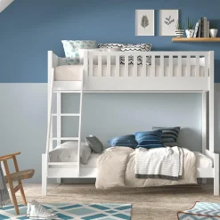 Slaapkamer|Bedden|Ygo Stapelbed CHARLOTTE Wit 140x200/90x200