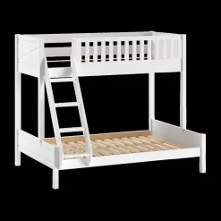 Slaapkamer|Bedden|Ygo Stapelbed CHARLOTTE Wit 140x200/90x200