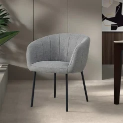 Stoelen|Ygo Stoel DIEDE Lichtgrijs