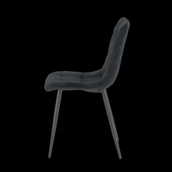 Stoelen|Ygo Stoel DODGE Velvet Black