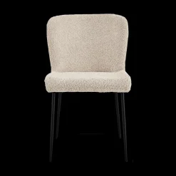 Stoelen|Ygo Stoel DORIEN Bouclé Beige