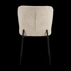 Stoelen|Ygo Stoel DORIEN Bouclé Beige