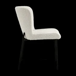 Stoelen|Ygo Stoel DORIEN Bouclé Ecru