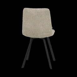Stoelen|Ygo Stoel ERVI Bouclé Caffe Latte