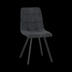 Stoelen|Ygo Stoel ERVI Bouclé Donkergrijs