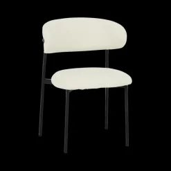 Stoelen|Ygo Stoel FJERRE Bouclé Ecru