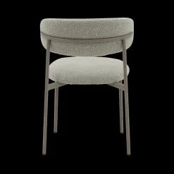 Stoelen|Ygo Stoel FJERRE Bouclé Grijs