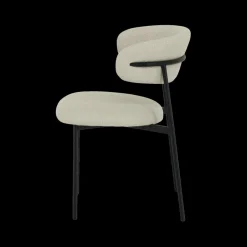 Stoelen|Ygo Stoel FJERRE Sand Pt Zwart