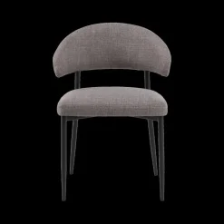 Stoelen|Ygo Stoel FRIDA Basel Grey/Brown