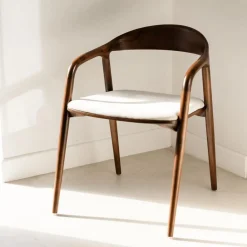 Stoelen|Ygo Stoel HANSON Ash Wood Walnut