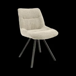 Stoelen|Ygo Stoel HECTOR Bouclé Zand