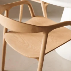 Stoelen|Ygo Stoel HJALMAR Ash Wood Natural