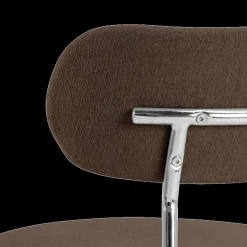 Stoelen|Ygo Stoel LYKKO Bruin/Chrome