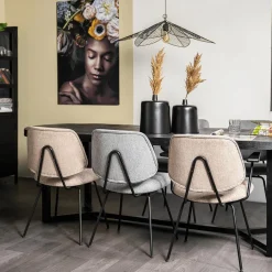 Stoelen|Ygo Stoel MEENA Beige