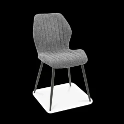 Stoelen|Ygo Stoel NELLY Bouclé Grijs